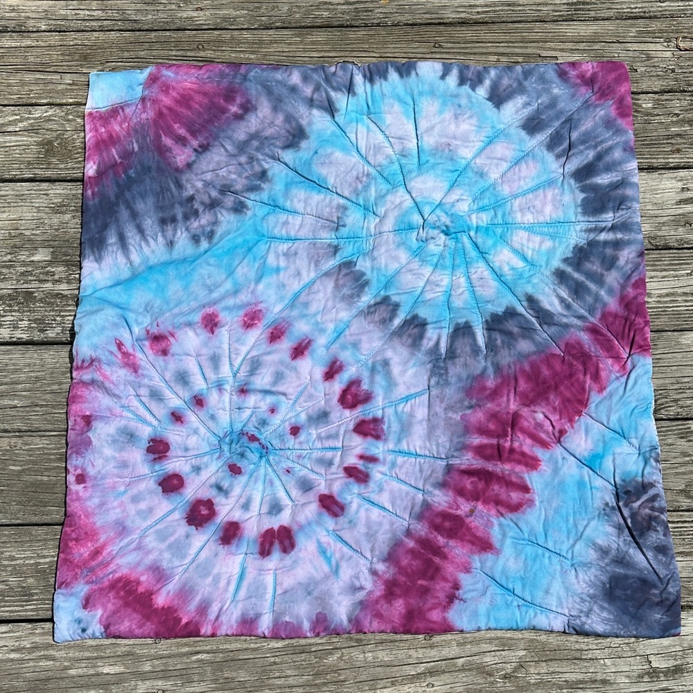 Tie-Dye Spiral Tapestry